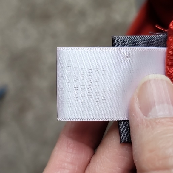 Halter top w ties orange banded hem embellished neckline vintage bohemian - Picture 7 of 12